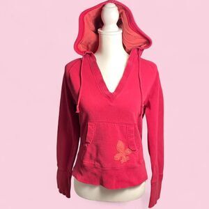 Y2K Pink and Orange Hoodie